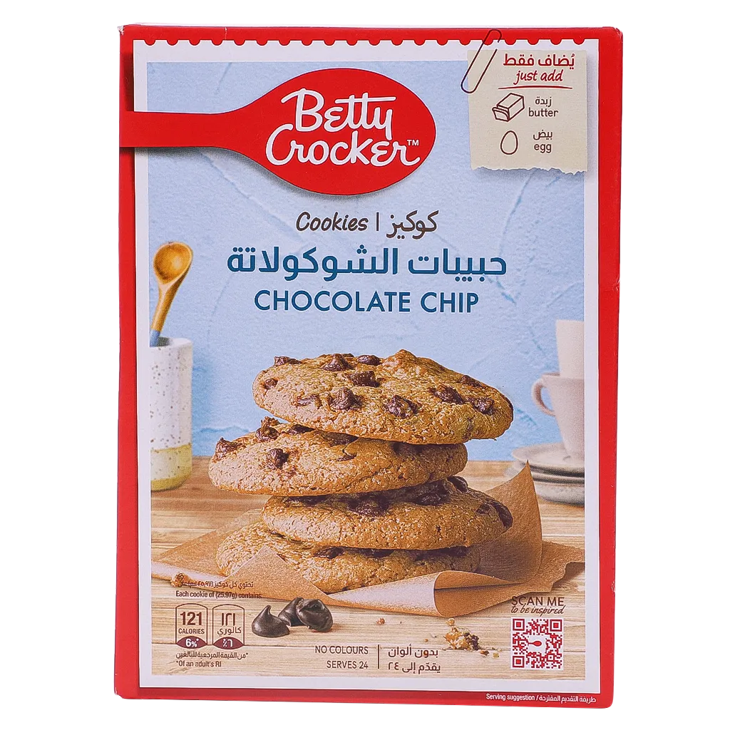 بيتي كروكر خليط الكويكز بقطع الشوكولاته 496 جم