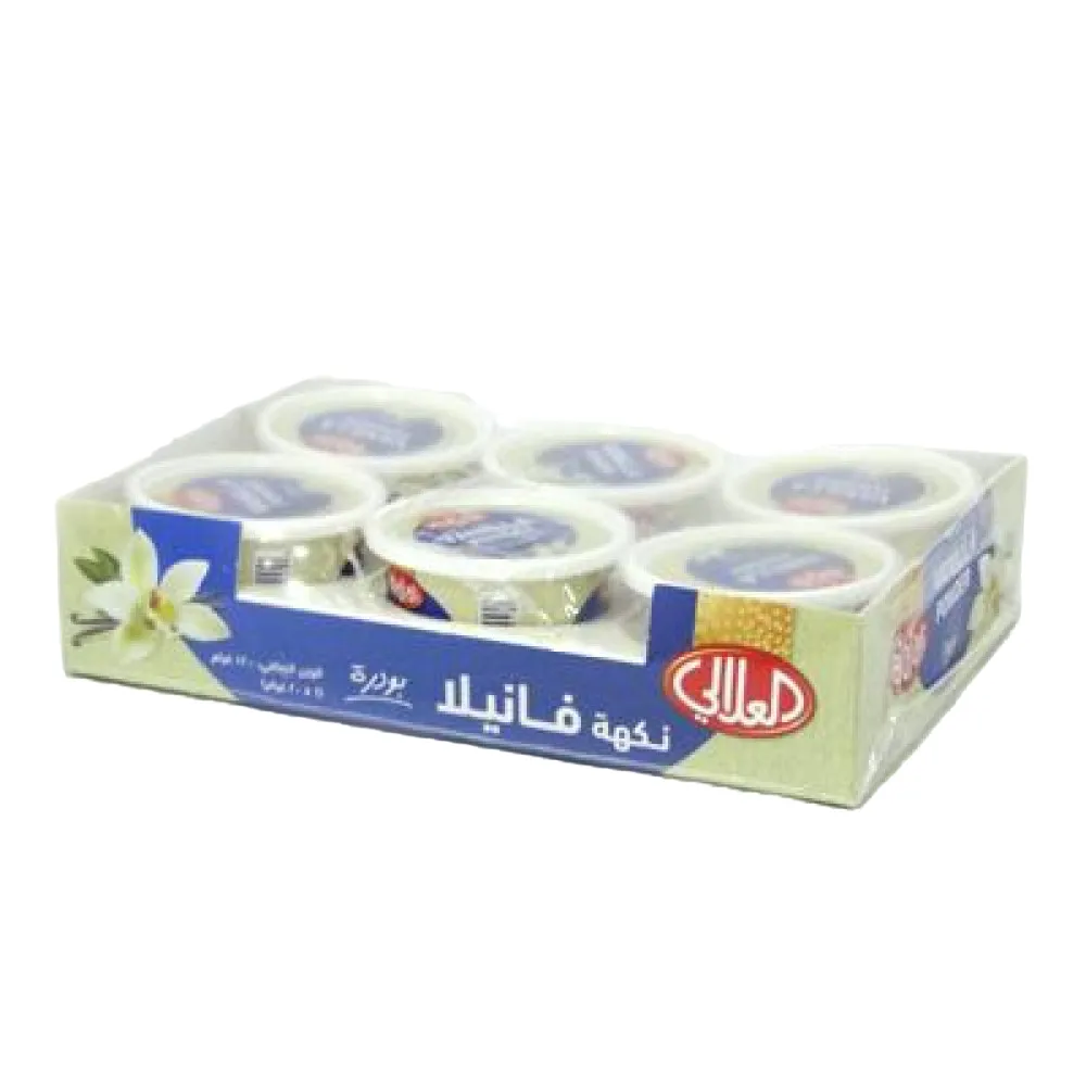 العلالي فانيليا بودرة مجموعة 6 حبة 20/15 جم