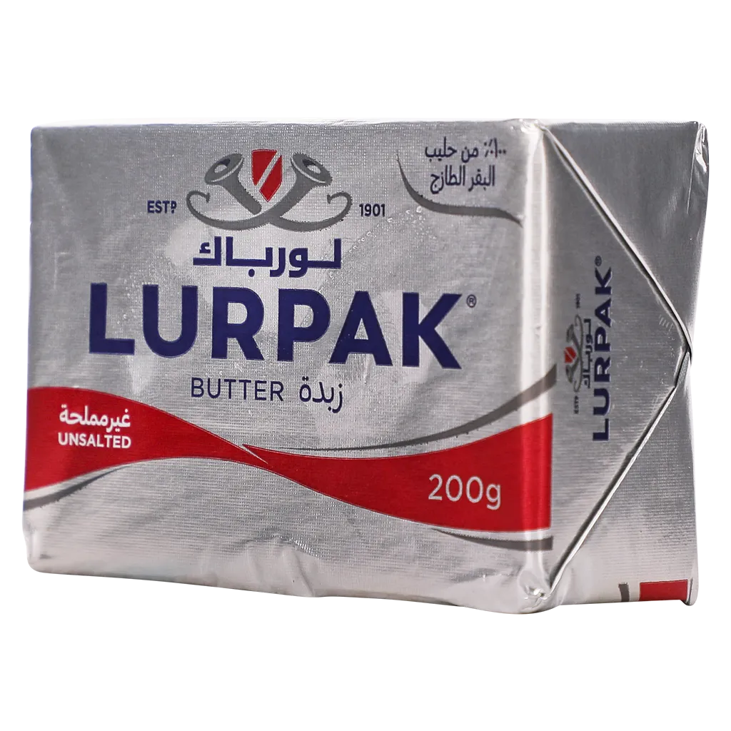 لورباك زبدة غير مملحة 200 جم
