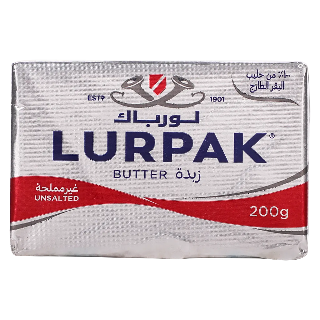لورباك زبدة غير مملحة 200 جم