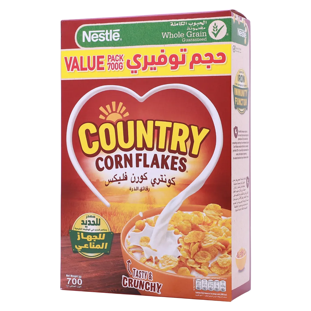 كونتري كورن فليكس رقائق الذرة 700 جم