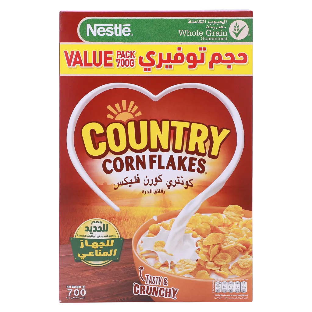 كونتري كورن فليكس رقائق الذرة 700 جم