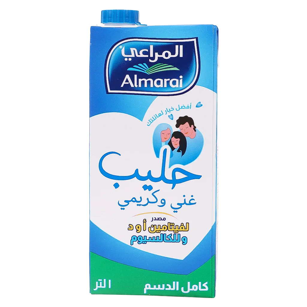 المراعي حليب كامل الدسم 1 لتر