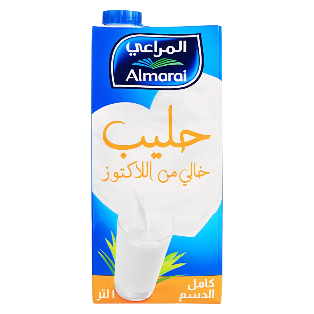 المراعي حليب خالي من اللاكتوز 1 لتر