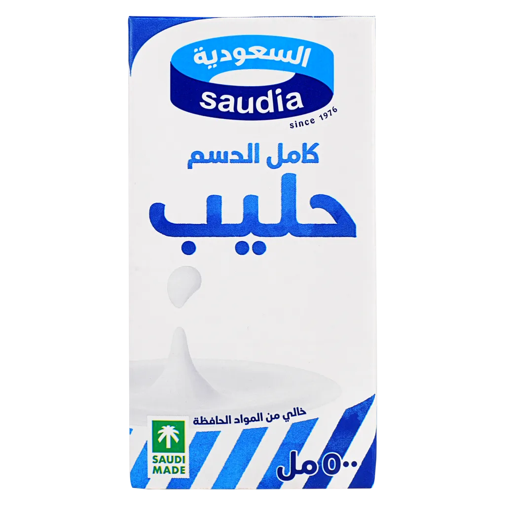 السعودية حليب كامل الدسم 500 مل