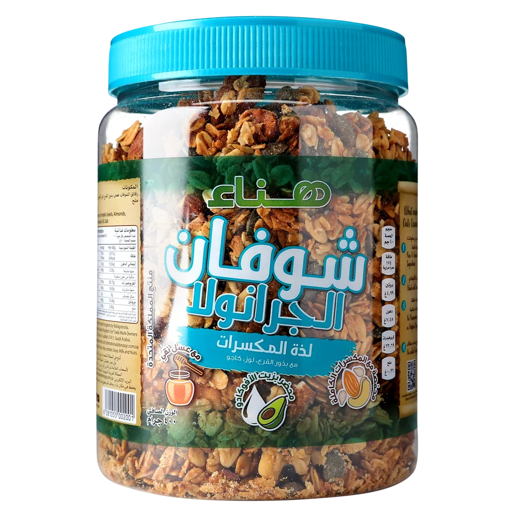 هناء شوفان جرانولا نوتى ديلايت 350 جم