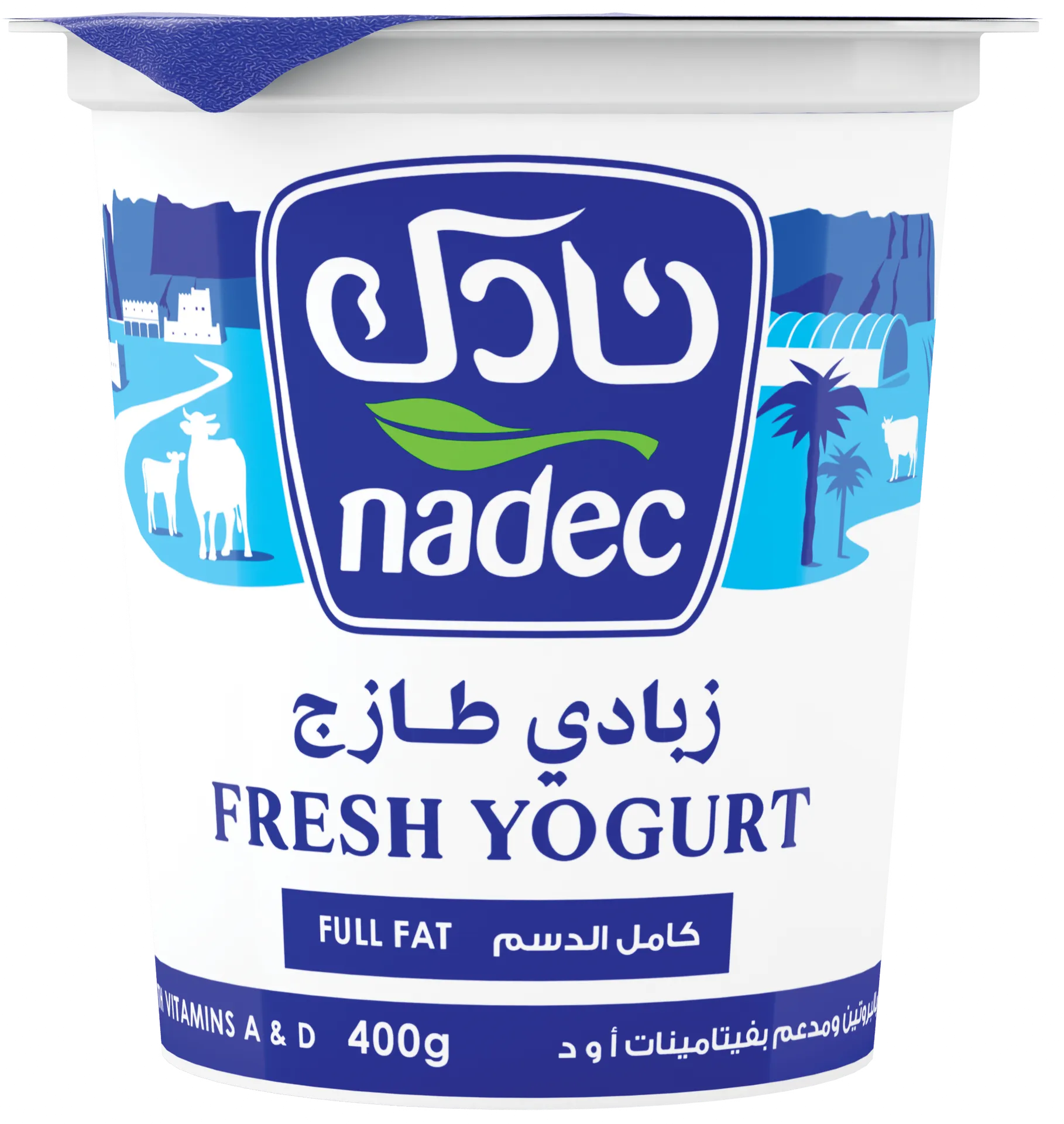 نادك زبادي كامل الدسم 400 جم