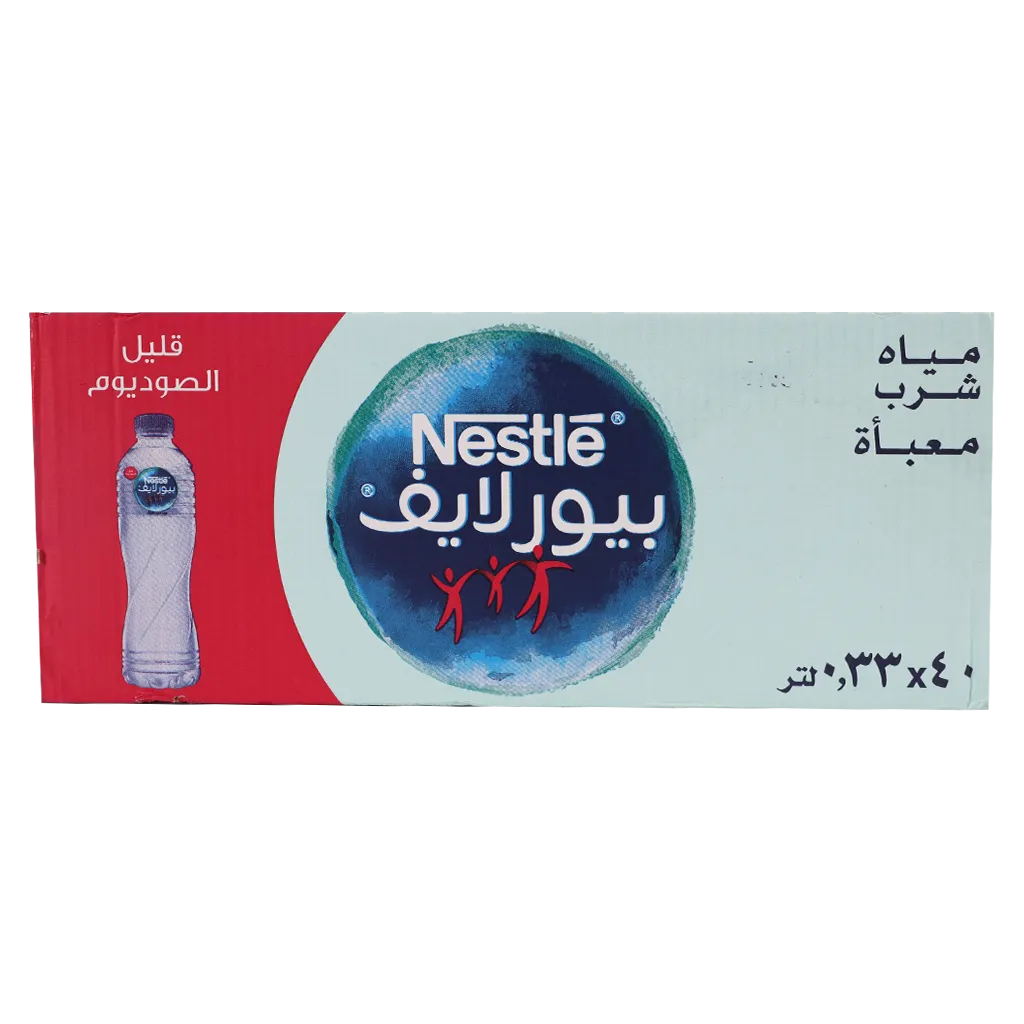 نستله بيور لايف مياه 40 * 330 مل