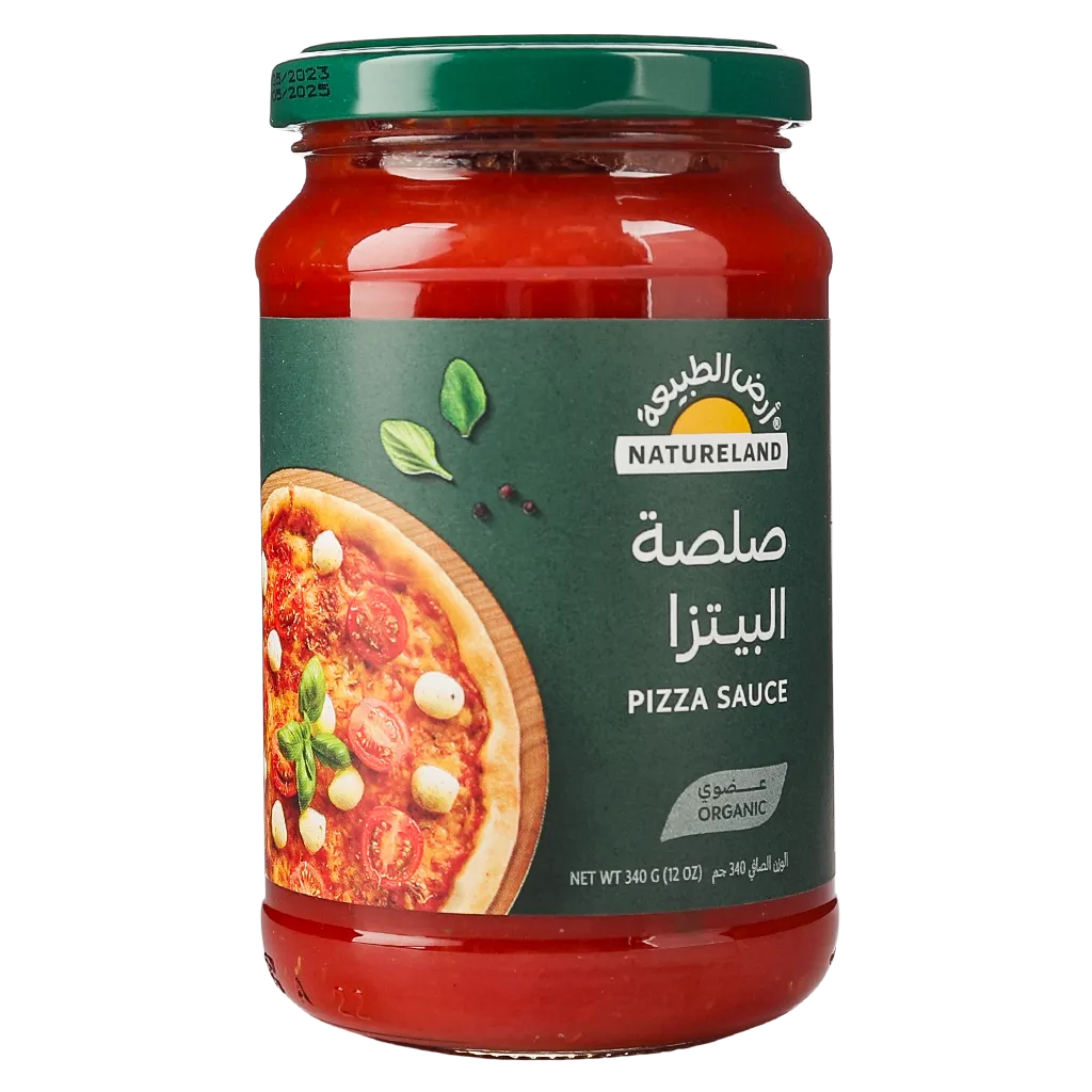 أرض الطبيعة صلصة البيتزا عضوية 340 جم