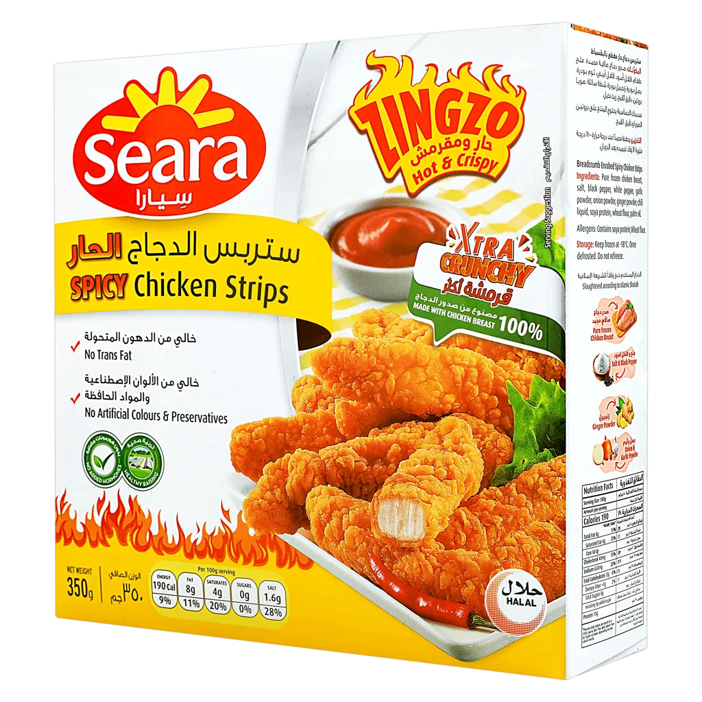 سيارا ستربس الدجاج الحار 350 جم