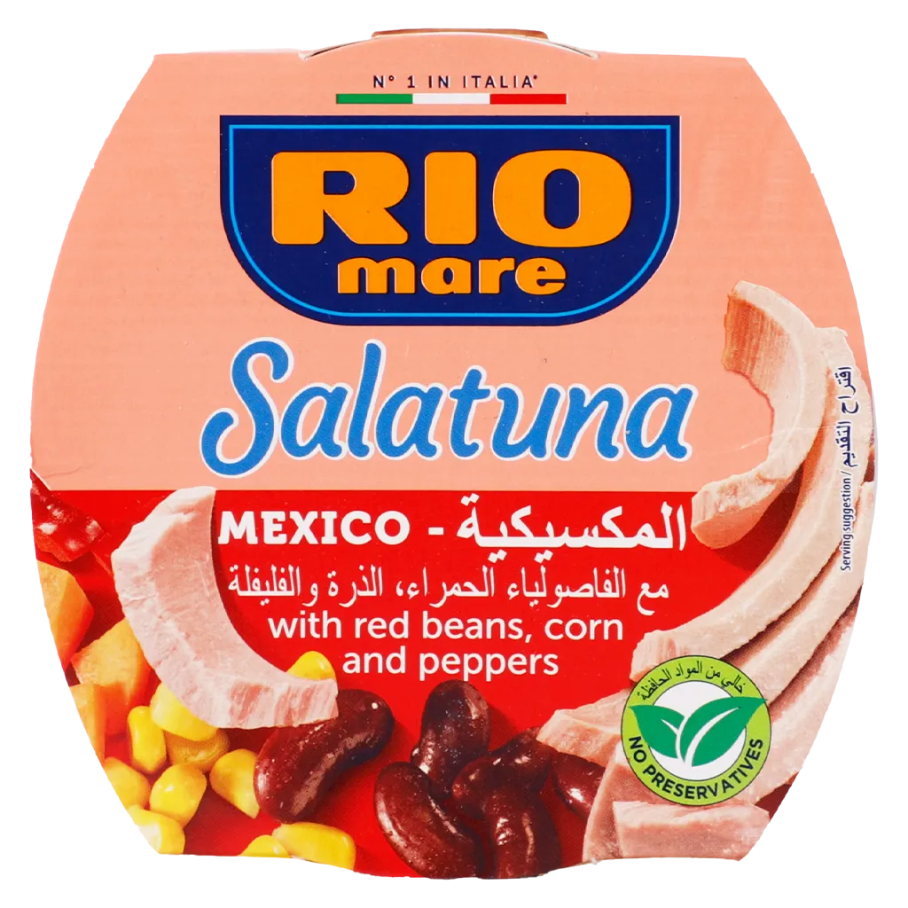 ريو ماري سلطة الخضار مع التونة الخلطة المكسيكية 160جم