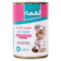 لقمه طعام رطب للقطط الصغيرة قطع الدجاج في المرق 400 جم